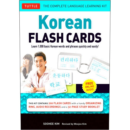 Soohee Kim,Woojoo Kim Korean Flash Cards Kit: Learn 1,000 Basic Korean Words and Phrases Quickly and Easily! (Hangul & Romanized Forms) Downloadable Audio Included