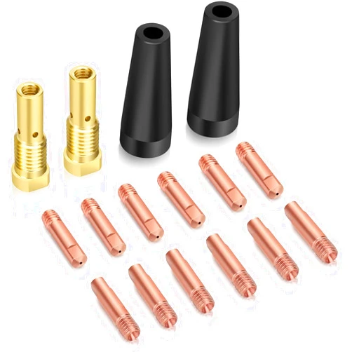 CATOOP FORTON 14PCS Flux Core Gasless Nozzle Tips Kit K3493-1, Compatible with Century FC90/80GL | Forney Easy Weld | Titanium Easy Flux | Lincoln | Craftsman | Chicago Electric, with .035