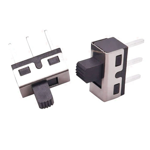 WOWOONE 20 Pcs 5mm High Knob Vertical Slide Switch 3 Pin 2 Position 1P2T SPDT Panel (Pack of 20) CYT1107