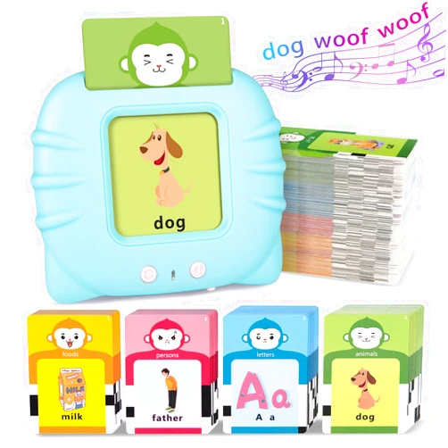 U-LEARNER Talking Flash Cards for Toddlers -296 Sight Words(Thicken), Learning Toys for Toddlers 2 3 4 5 6, Montessori Toys, Autism Sensory Toys, Clear Speech Therapy Toys, Gifts for Boys and Girls