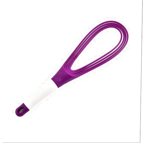 ASEANAO Twist Whisk 2-In-1 Balloon and Flat Whisk Silicone Coated Steel Wire, 11.5