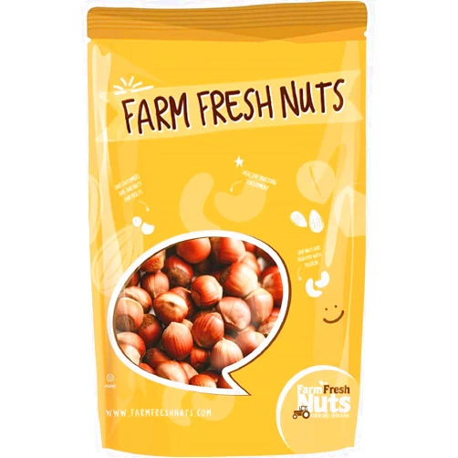 Farm Fresh Nuts Natural In Shell Raw Georgia Filberts/Hazelnuts (5 Lbs.) - Vegan & Keto Friendly - Super Crunchy & Delicious - Packed with Nutrients - Farm Fresh Nuts Brand