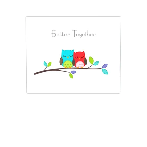 YaYstationery Art Prints - Wall Art - Wall Decor - Home Decor - Nursery Room Decor - Dorm Room Decor - 8 x 10 inches Digital Art Print Unframed - Thick Textured Paper Stock - Better Together