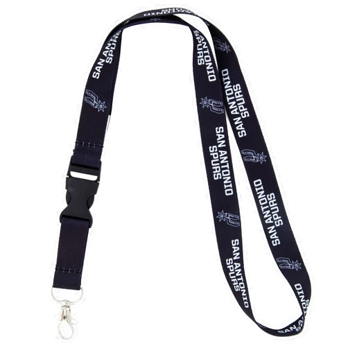 Desert Cactus San Antonio Spurs Lanyard Keychain Detachable NBA Breakaway Snap Buckle National Basketball Association Car Keys ID Badge Holder (Lanyard 1)
