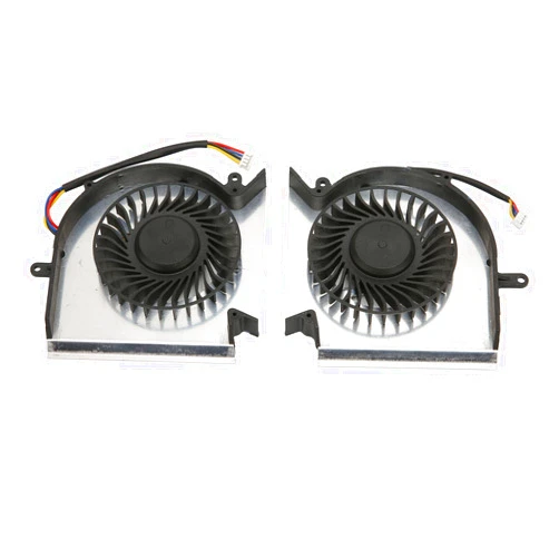 Sanpyl CPU GPU Cooling Fan for GE75 GP75 GL75 WE75 GE63 GP63 GL63 GV63 GE73 GL73VR, 4 Pin Power Connector Aluminum Alloy ABS Laptop Cooling Fan(CPU and GPU Fan)