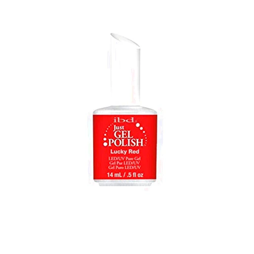 IBD Just Gel Nail Polish, Lucky Red, 0.5 Fluid Ounce