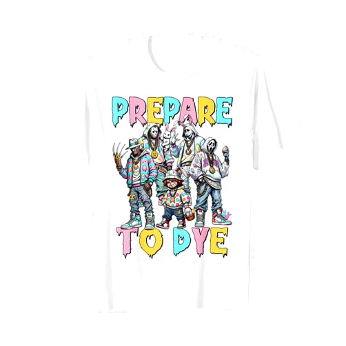 Prepare To Groovy Dye Easter Horror Dyeing Eggs Prepare To Groovy Dye Funny Bunny Easter Horror Dyeing Eggs T-Shirt
