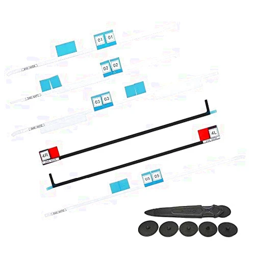 Shun Chen TECH Very High Bond(VHB) Display Tape Adhesive Kit(6 Adhesive Strips) Plus Opening Cutting Kit (5 Wheels+1 Handle) Compatible with 27