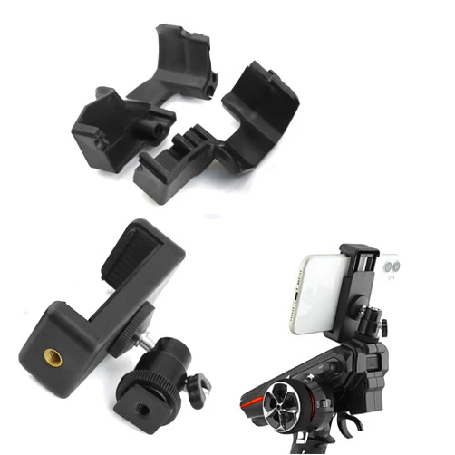Generic Malockos FPV Phone Holder Clip Bracket Mount Support for Radiolink RC8X 8-channel Transmitter Remote Controller 1/8 1/10 RC Car Boat