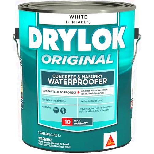 ugl Drylok 27513 1gal White Original Latex Concrete & Masonry Waterproofer - 2ct. Case
