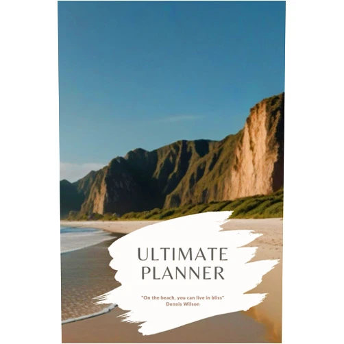 Cris Martins Planner / Journal for a nature enthusiast (gloyy finished cover)