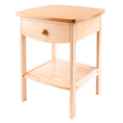 Winsome Claire Accent Table, 18 inches, Natural