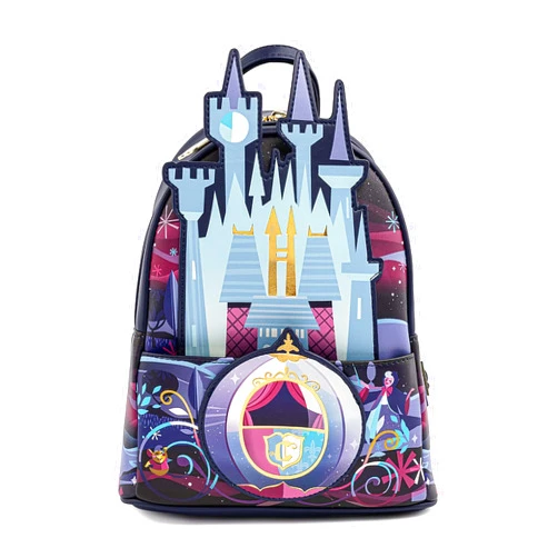 Loungefly Disney Cinderella Castle Series Womens Double Strap Shoulder Bag Purse