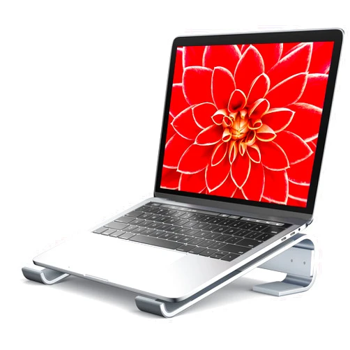 Soqool Laptop Stand for Desk,Aluminum Computer Stand for Cooling,Sturdy Stable Ergonomic Laptop Riser Compatible with MacBook Pro Stand Air/Dell/HP/Lenovo 10-16.2inch Notebook,Work Home Office