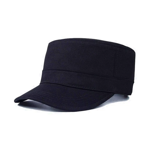 Fasbys Military Army Hat Men Women Flat Top Baseball Cap Adjustable Daily Cadet Cap Quick Dry