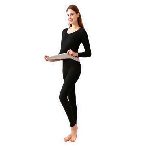 YZyizhen Women'S Silk Long Johns Thermal Underwear Set - Plus Size Fleece Lined Elasticity Top Bottom Cold Weather Keep Warm