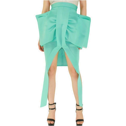 YSJERA Women's High Waist A-Line Pleated Solid Vintage Swing Maxi Skirts Midi Skirt Party