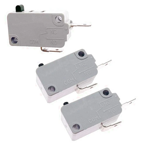 Yoiilnz KW3A Microwave Oven Door Switch 16A 125/250V Door Interloc (2 Normally Open and 1 Normally Closes)