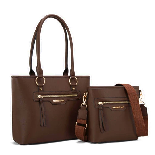 Montana West 2Pcs Handbags Sets for Women Large Tote Bags Cute Crossbody Purses