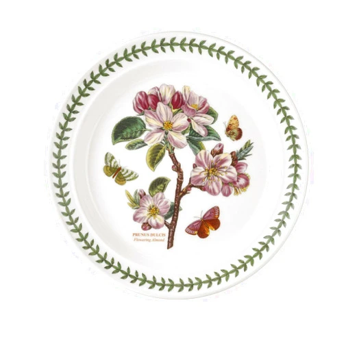 Portmeirion Home & Gifts BGFA05052 Set of 6 Dinner Plates, Ceramic
