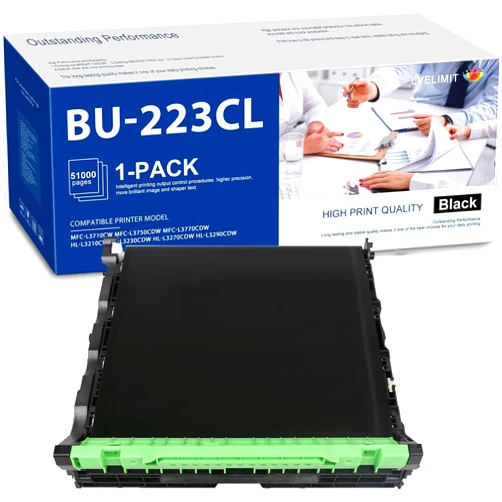 MOLIMER BU-223CL Belt Unit (1 Pack Black) Compatible BU223CL LVEL Replacement for Brother BU-223CL MFC-L3710CW MFC-L3750CDW MFC-L3770CDW HL-L3210CW HL-L3230CDW HL-L3270CDW HL-L3290CDW Printer Ink