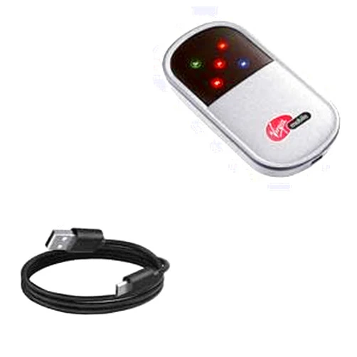BoxWave Cable Compatible with Virgin Mobile Pocket WiFi - DirectSync Cable, Durable Charge and Sync Cable