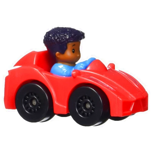 Fisher-Price Little People Vehicle Wheelie Red Toy Figure for Children from 18 Months