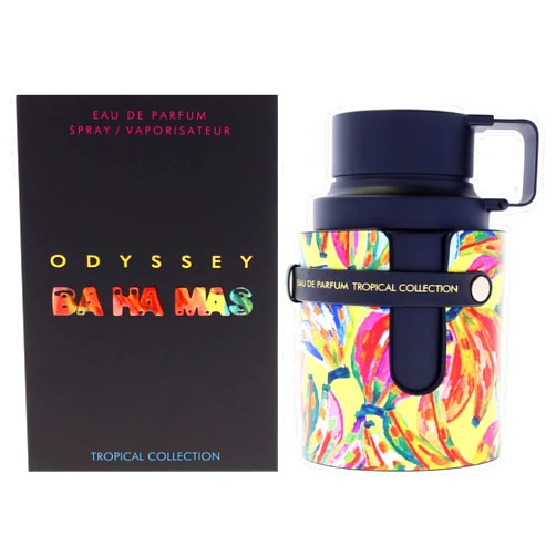 Sterling Parfums Armaf Odyssey Ba Ha Mas Tropical Collection – Fruity, Aquatic, Woody – Eau de Parfum Spray Long-Lasting Fragrance for Unisex, 3.4 Ounce / 100 ml