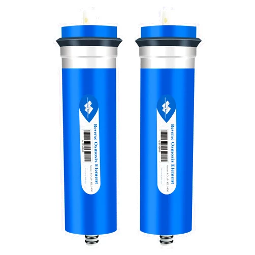 Membrane Solutions 400 GPD RO Membrane, Reverse Osmosis Membrane, RO Membrane Replacement, Reverse Osmosis Filter Replacement for Under Sink Home Drinking RO Water Purifier System (2 PACK)
