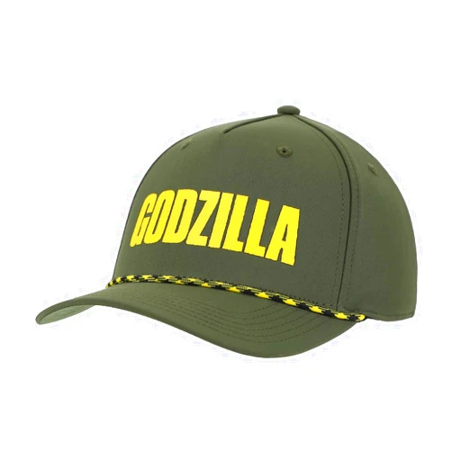 Bioworld Godzilla Name Green Elite Flex Snapback Hat
