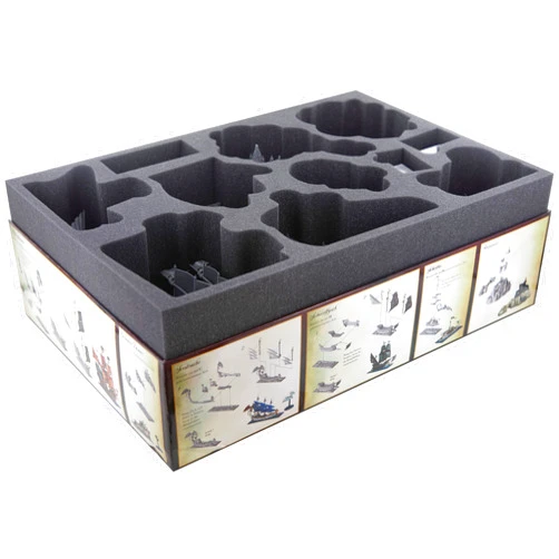 Feldherr Foam Tray Set Compatible with Dreadfleet - Board Game Box
