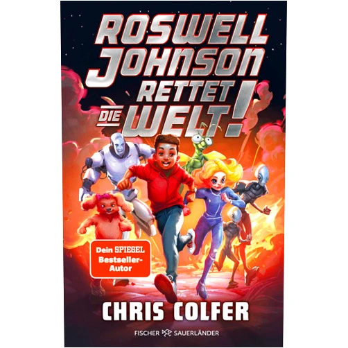 German Edition by Chris Colfer (Author), Godwin Akpan (Illustrator), Jan Möller (Translator) & 0 more Format: Kindle Edition Roswell Johnson rettet die Welt: Abgefahrene und witzige Weltraum-Abenteuerserie ab 10 (German Edition)