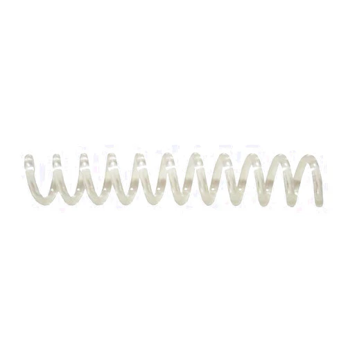TruBind 6mm (1/4 in.) Spiral Binding Coils for Reports, Presentations and Proposals | 4:1 Pitch | 12 in. Length | Clear | 30 Sheets Binding Capacity | 100 Pack