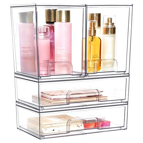 Vtopmart Stackable Storage Drawers Set of 4,7.6