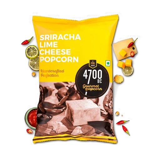 4700BC Gourmet Popcorn, Sriracha Lime Cheese, Pouch, 1 Pack Sriracha Lime Cheese 1 Pack
