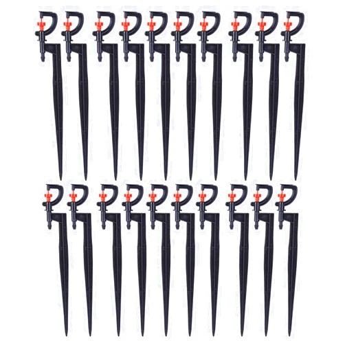 OUKENS Watering Sprayer, 20pcs G‑Type 360 Degree Rotation Sprinkler Watering Spray Nozzle Gardening Lawn Micro-Sprayers System
