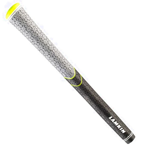 Lamkin ST +2 Hybrid Calibrate Golf Grips, Swinging Grips, with Lamkin's Fingerprint and Genesis Technology, Black/Gray