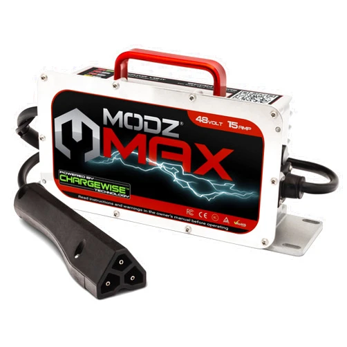 Golf Cart King MODZ Max48 15 AMP EZGO RXV & TXT 48 Battery Charger for 48 Volt Golf Carts