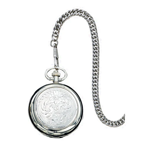 Montana Silversmiths WATCHP10 Montana Time Analog Display Quartz Pocket Watch