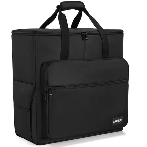 AKOZLIN Desktop Gaming Computer Tower PC Chassis Carrying Case Travel Storage Bag for Keyboard Mouse Accessories