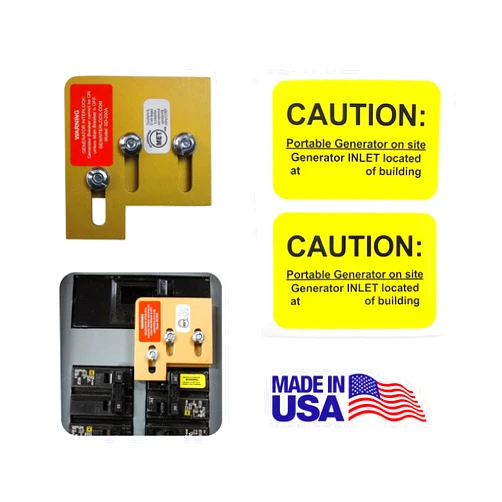 Geninterlock.com GenInterlock SD-200A Square D Electrical Panels Interlock Kit for Safe Outdoor Portable Power Use During Outage, 150 and 200 Amp