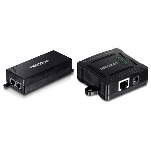 TRENDnet Gigabit Power Over Ethernet Plus Injector, Converts Non-Poe Gigabit to Poe+ Or PoE Gigabit & Gigabit PoE Splitter, 1 x Gigabit PoE Input Port, 1 x Gigabit Output Port, Up to 100m