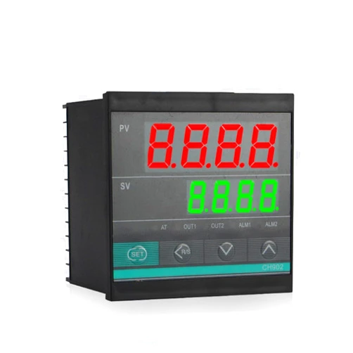 DONGSE CH902 96x96mm Multy Input K E J PT100 0-10V 4-20mA Voltage PID Output SSR Relay AC 220V 24VDC 380VDC Temperature ( Color : 1Alm Double , Size : 110-220V 0-10V Input )