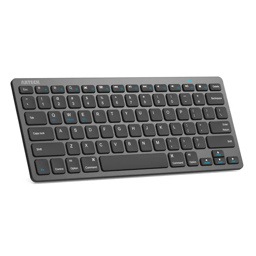 Arteck Ultra-Slim Bluetooth Keyboard Compatible with iPad 10.2-inch/iPad Air/iPad 9.7-inch/iPad Pro/iPad Mini, iPhone and Other Bluetooth Enabled Devices Including iOS, Android, Windows, Black