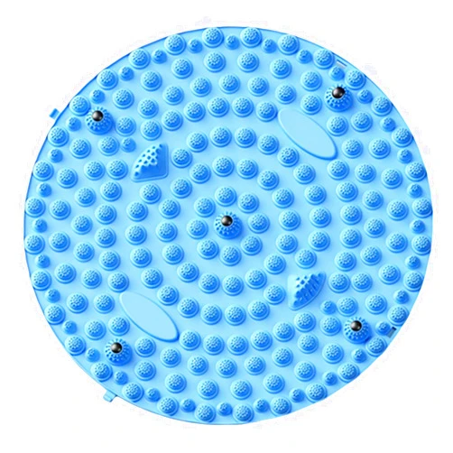 Fgbetcv Foot Massage Mat,Massage Relief Pad, Feet Relaxing Mat,Foot Pressure Point pad,Anti Fatigue Walk Stone Acupoint Mat Particle Portable Massage Tool for Walking & Long Sittin (Blue 37CM)