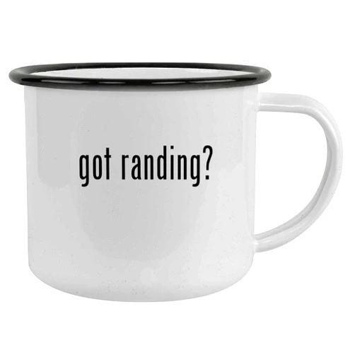 Molandra Products got randing? - 12oz Camping Mug Stainless Steel, Black