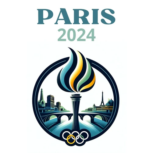 Oliver BERNARD NOTEBOOK PARIS 2024 OLYMPIC GAME: Olympic games souvenir. Paris 2024