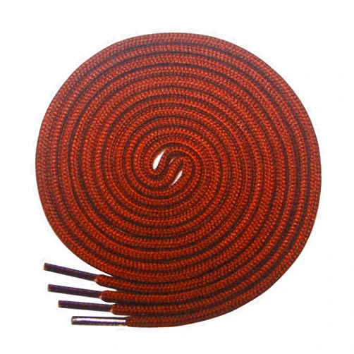 lorpops Round Oxford Shoelaces for Dress Shoes [2 Pairs] Solid Shoelaces for Men's Dress Shoes