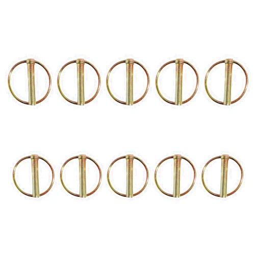HarParBar Lynch Pin 10Pcs 4.5mm Trailer Lock Pin Safety Retaining Pins Locking Pin Fasteners for Boat Kayak Canoe Trailer Tractor Trolley