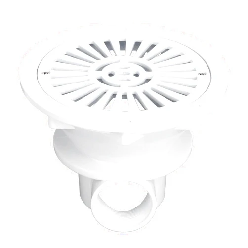 FUDGIO Buachois Pool Main Drain, SP-2850C G2 Internal Thread White Swimming Pool Drain Outlet Plastic Pool Return Port, 8.3x6.1in